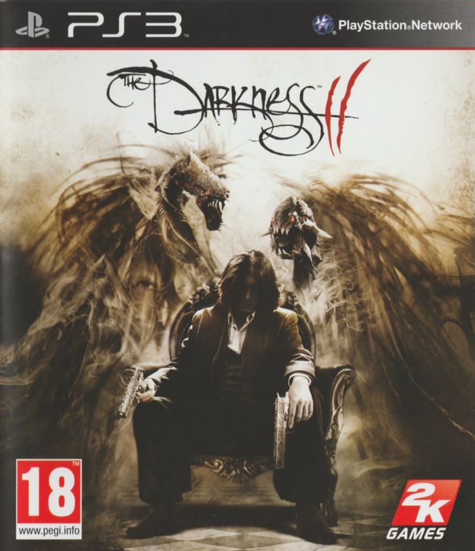 The Darkness II box art for Xbox 360